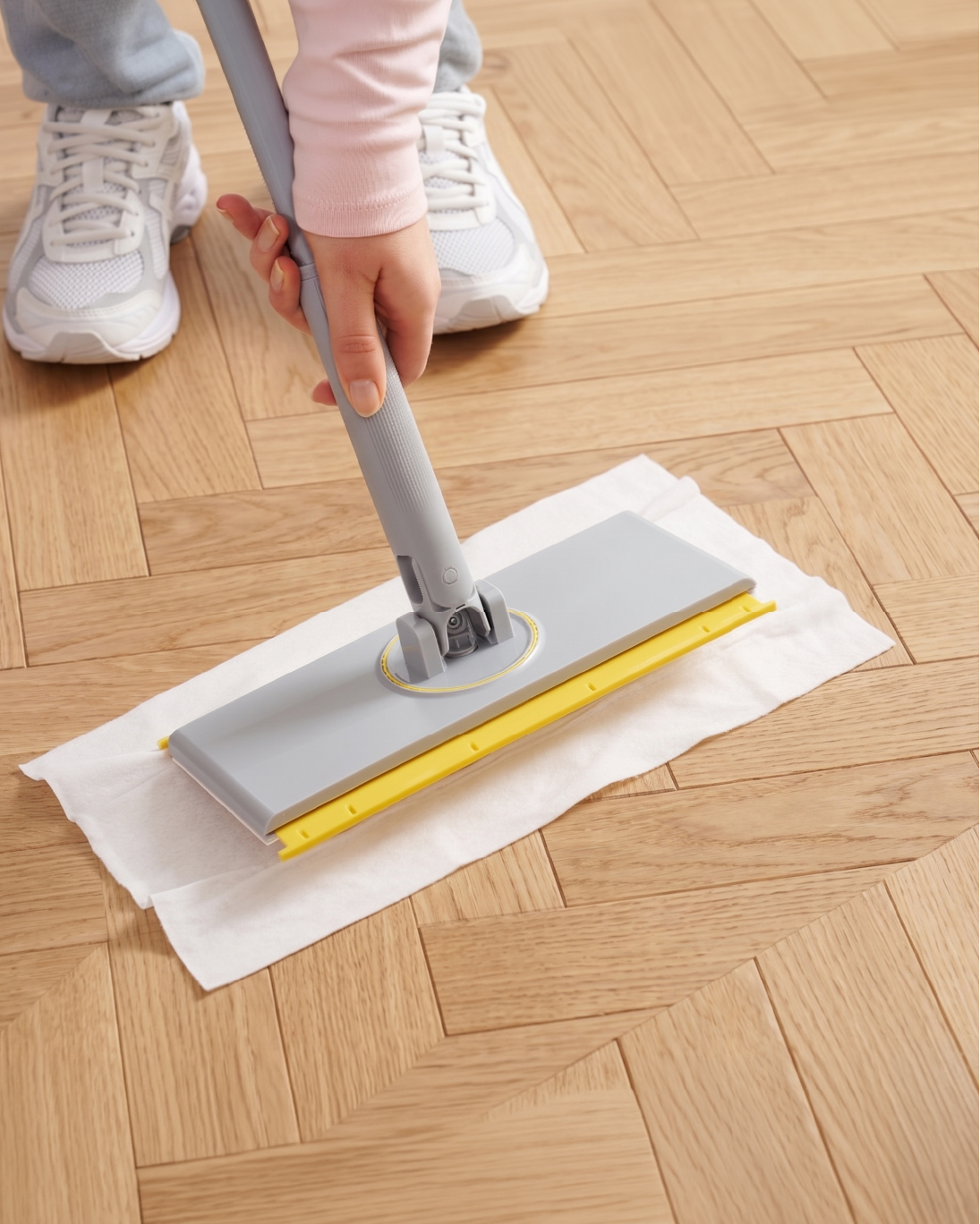 Ceraware Home Care Pratica Click Mop Set El Değmeden Bez Tak Çıkar Kullan